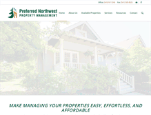 Tablet Screenshot of preferrednorthwestpm.com